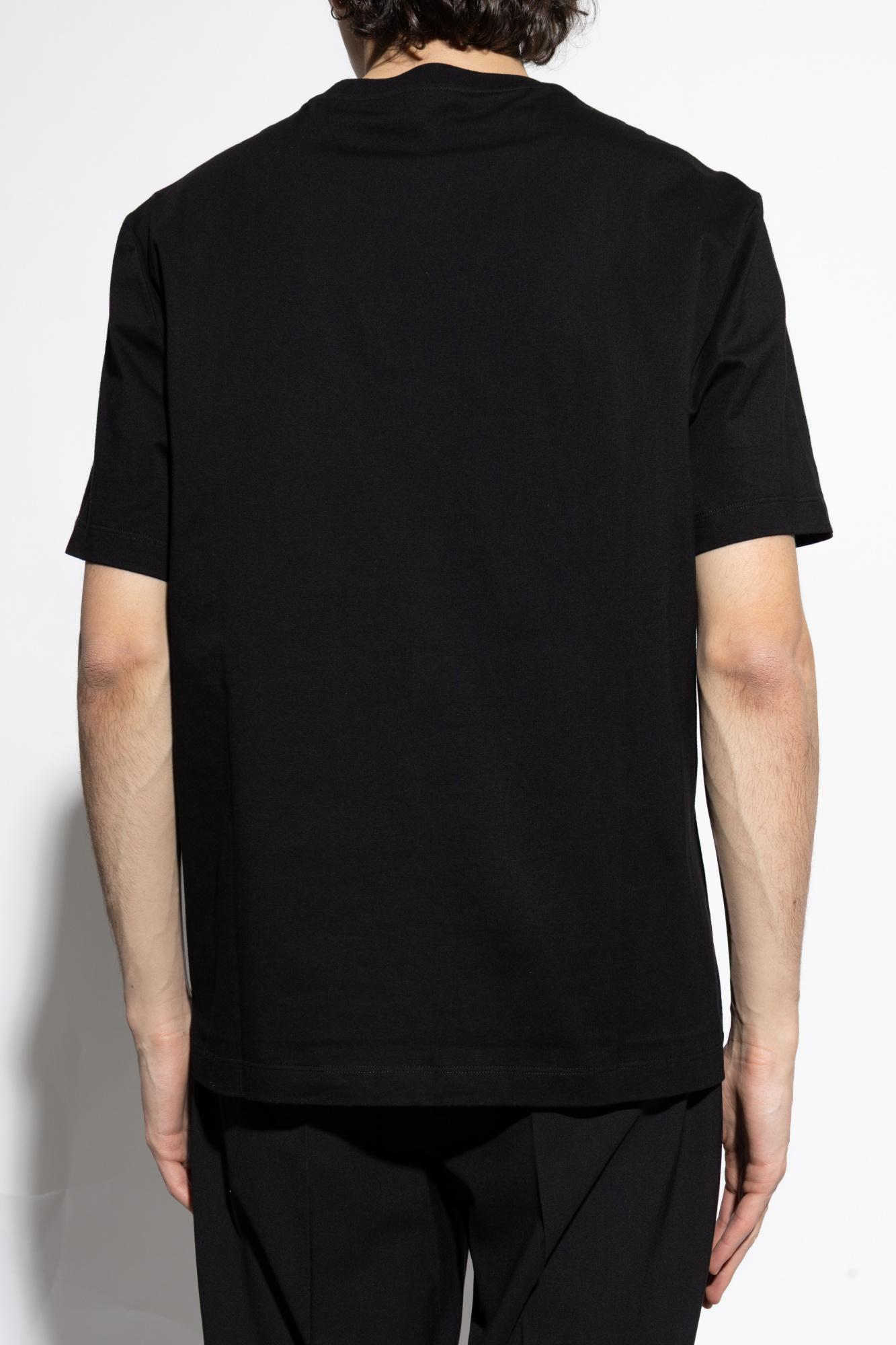 Tシャツ・カットソー VERSACE Men T Shirts 10133021A13401 2B510 Black Versace Men T-Shirt Color Black Material Cotton